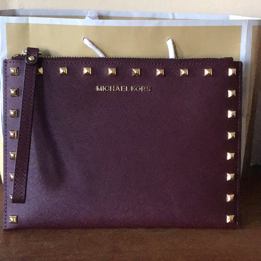 Michael Kors Large Stud Wristlet